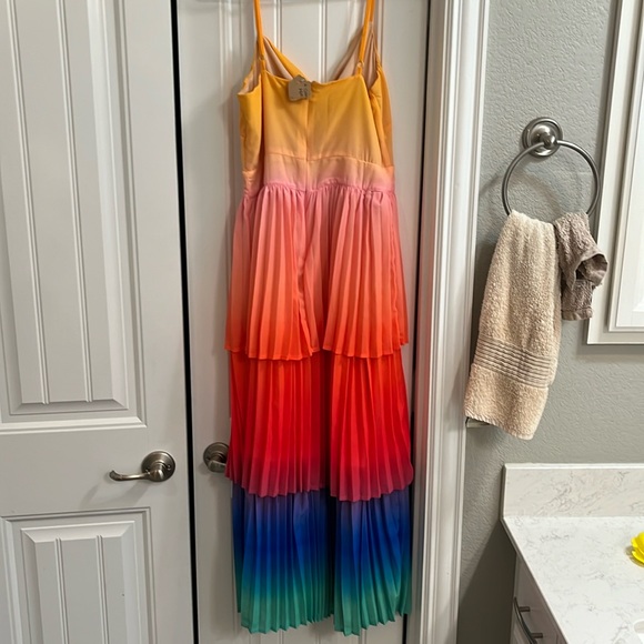 Flying Tomato ombré rainbow midi dress - Picture 2 of 5